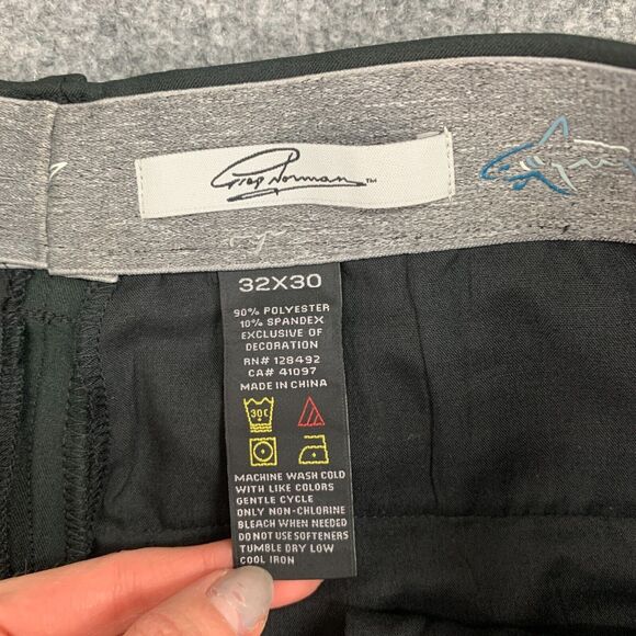 Greg Norman Dress Pant Mens 32 Stretch Chino Straight Lightweight Travel Golf - Picture 4 of 11